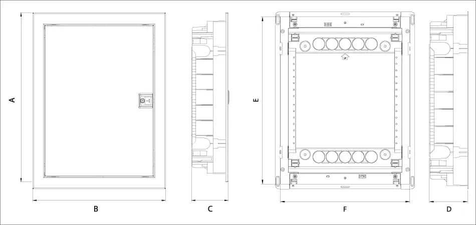 U 24 F ME - Technical Drawing